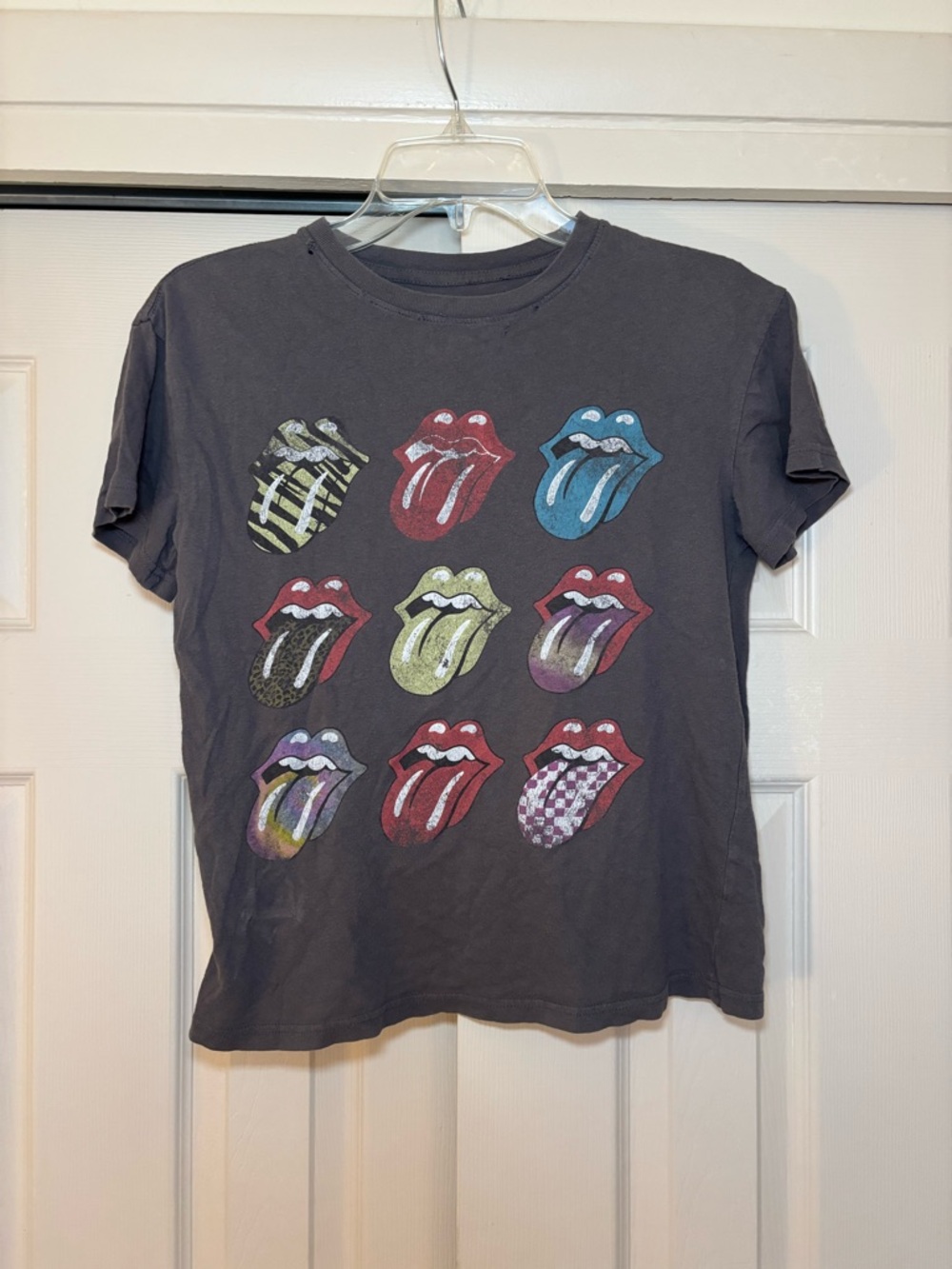 The Rolling Stones Distressed Lips Band Tee
